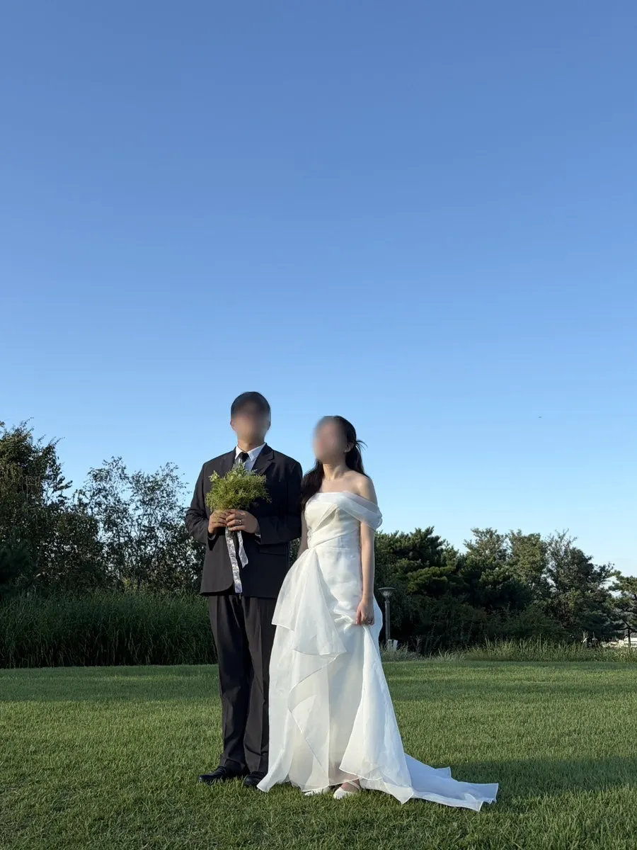 Hair and makeup result before the wedding shoot