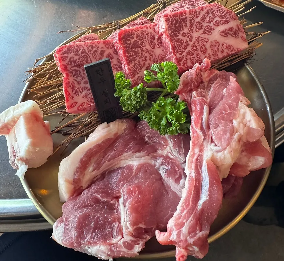 한우 한돈 2인 세트 주문