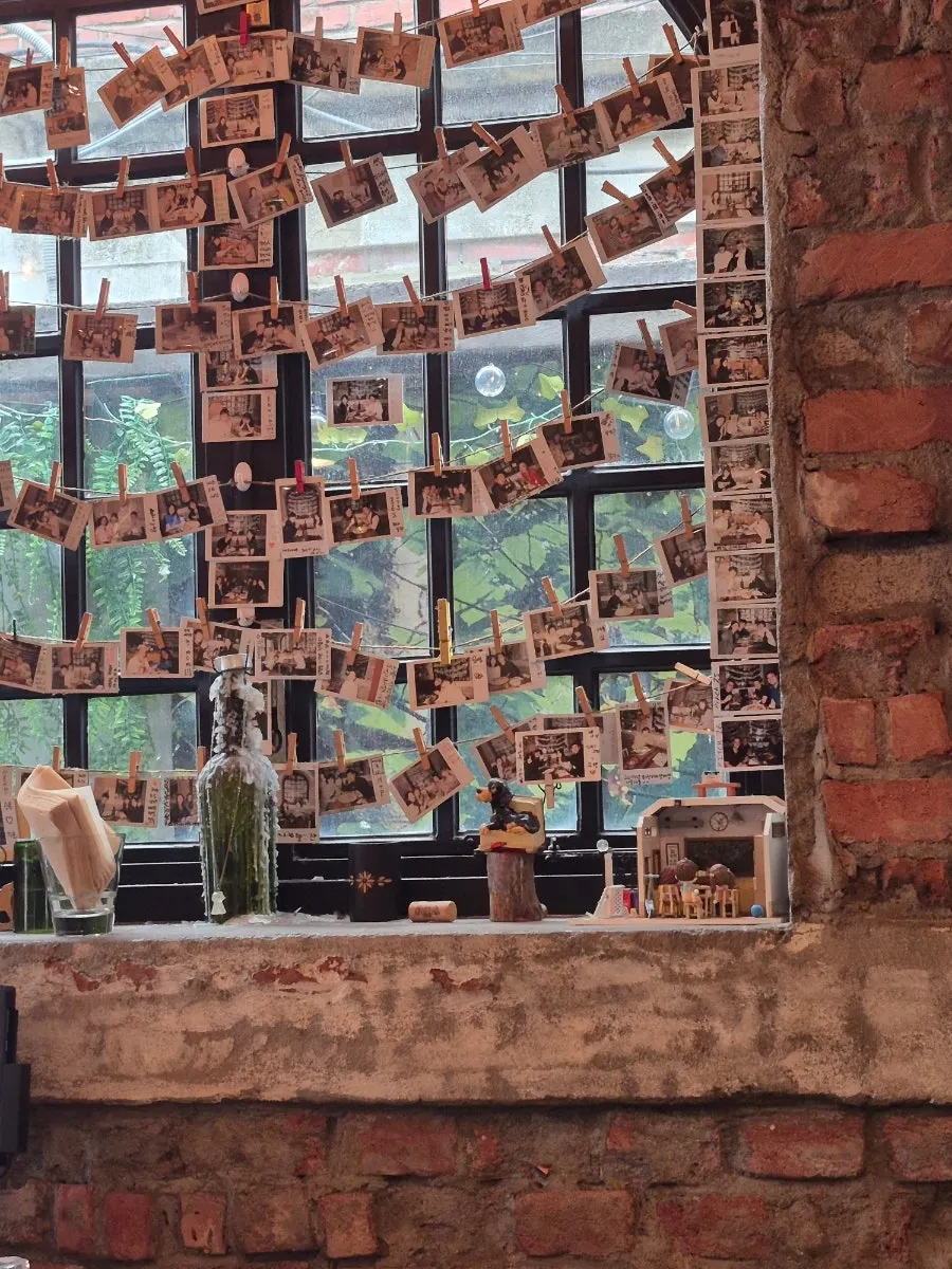 Interior decorated with cute small items