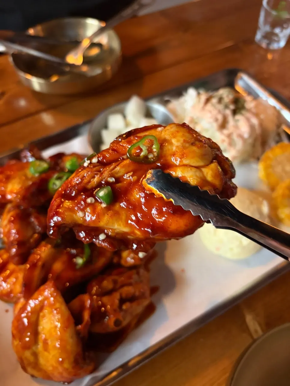 매콤한 순살 바베큐 메뉴