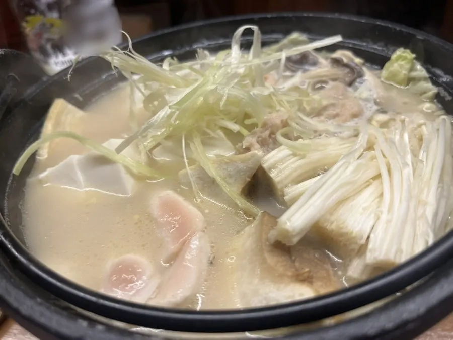 Chicken-stock yose nabe