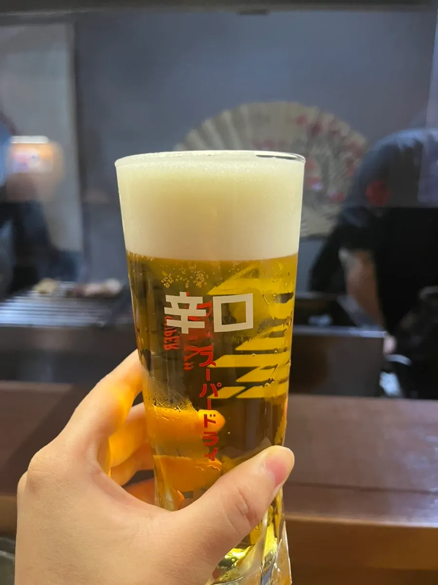 꼬치와 생맥주 조합