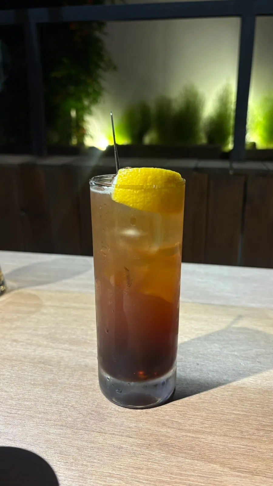 A glass of subtly fragrant Earl Grey highball