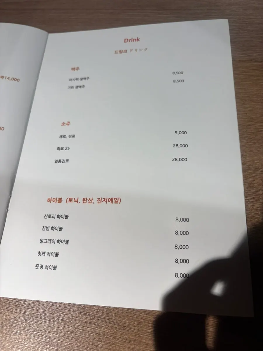 Yakitori Iyu drinks menu guide