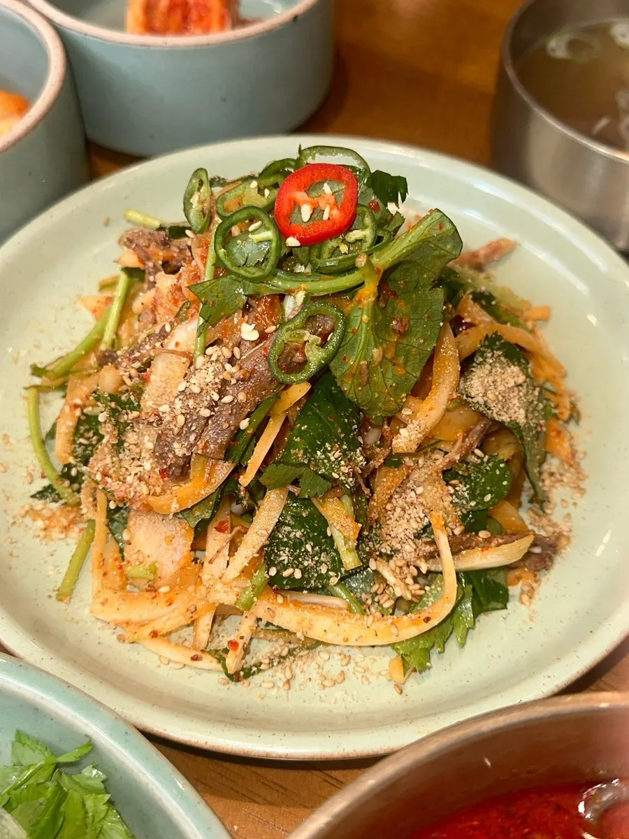 도온정 홍대직영점 한식 메뉴