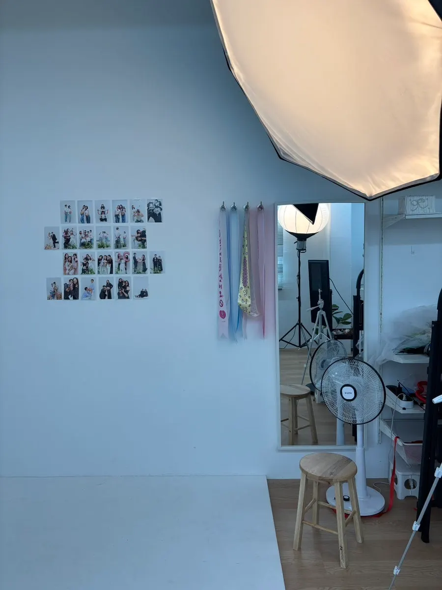 Private shooting space at U&I Studio Hongdae Branch