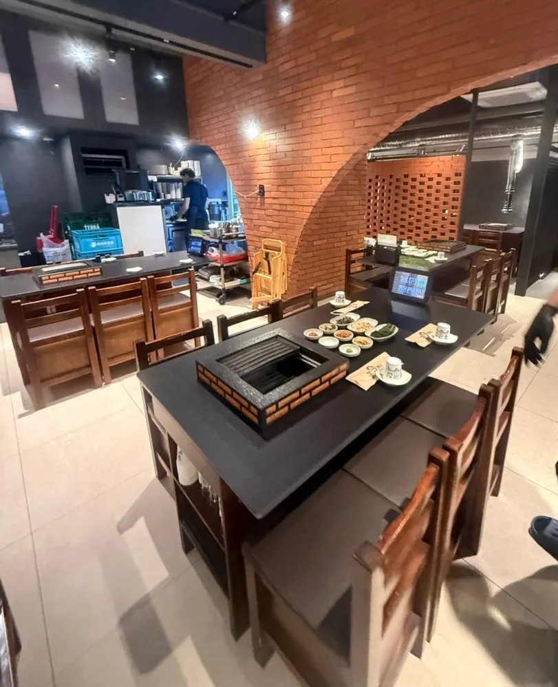 Clean restaurant interior with spacious tables