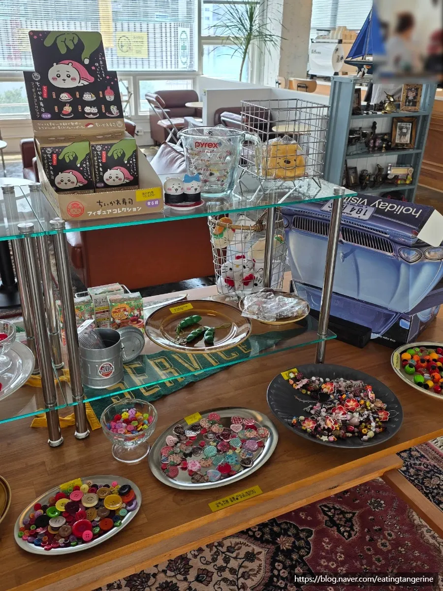 Cute accessories on display