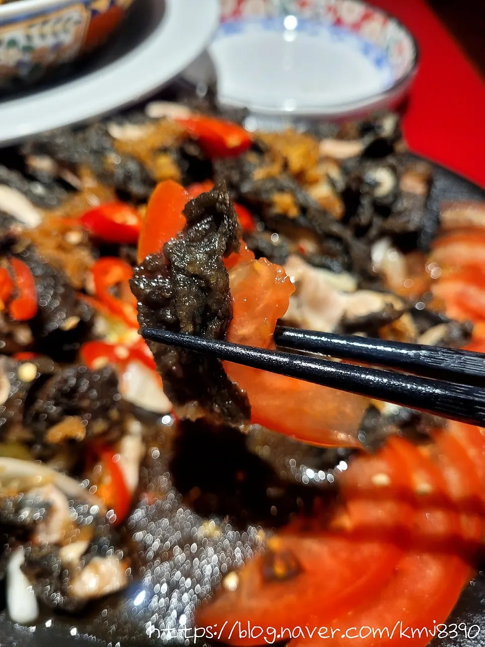 식사를 마친 후후관 테이블과 내부 전경