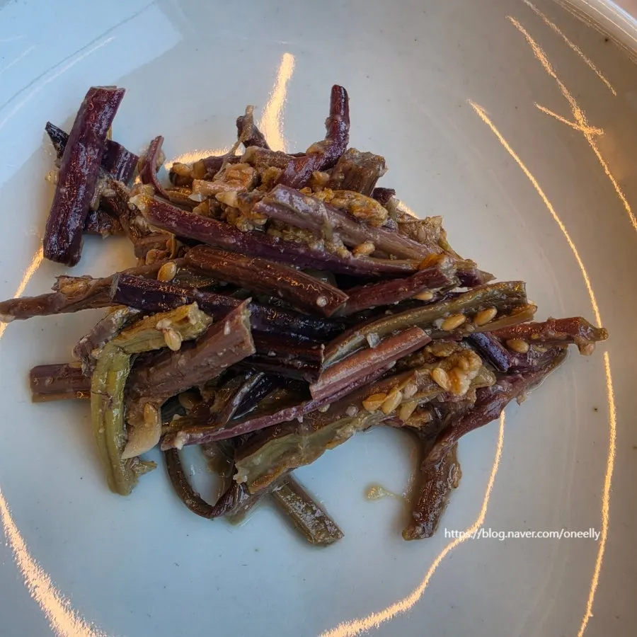 Kimchi side dish plate