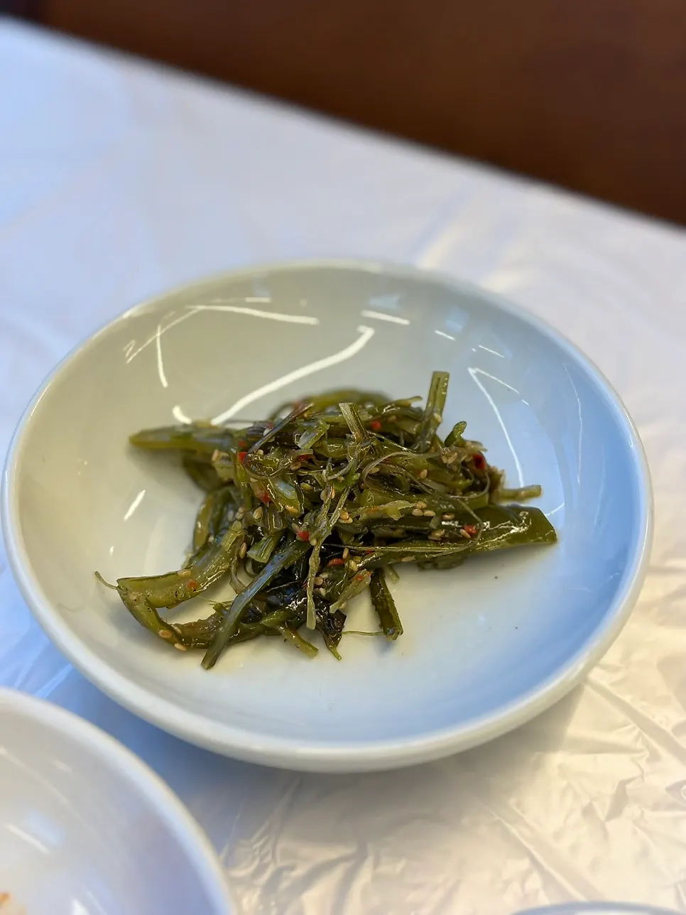 Side dishes including soy-tofu and bracken fern namul