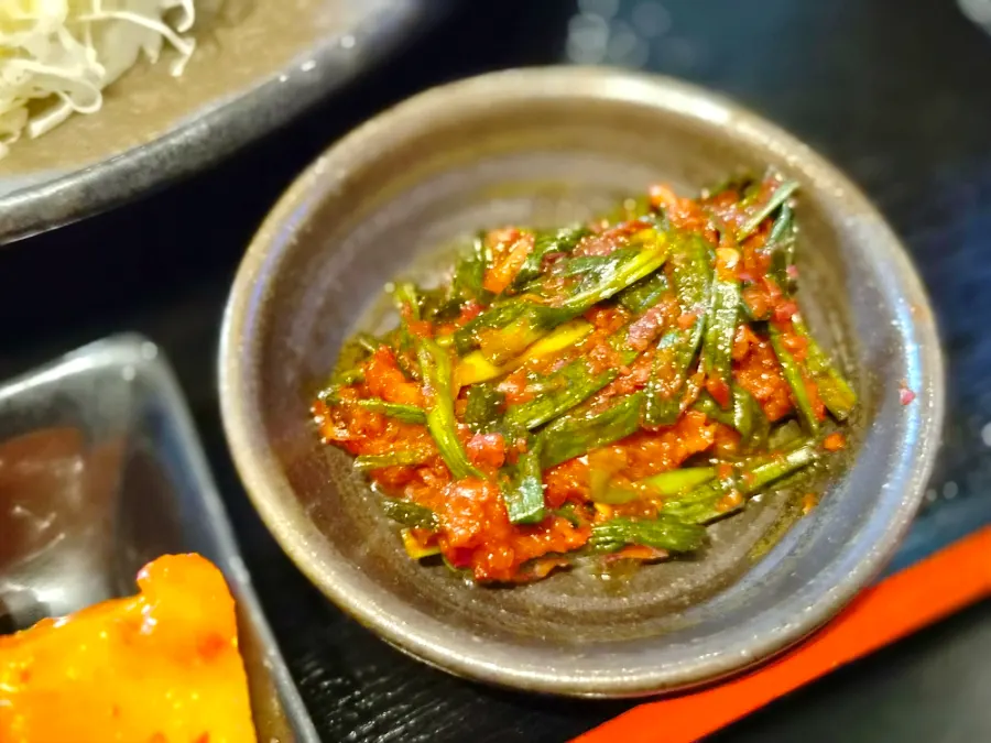 훈타 파김치 반찬