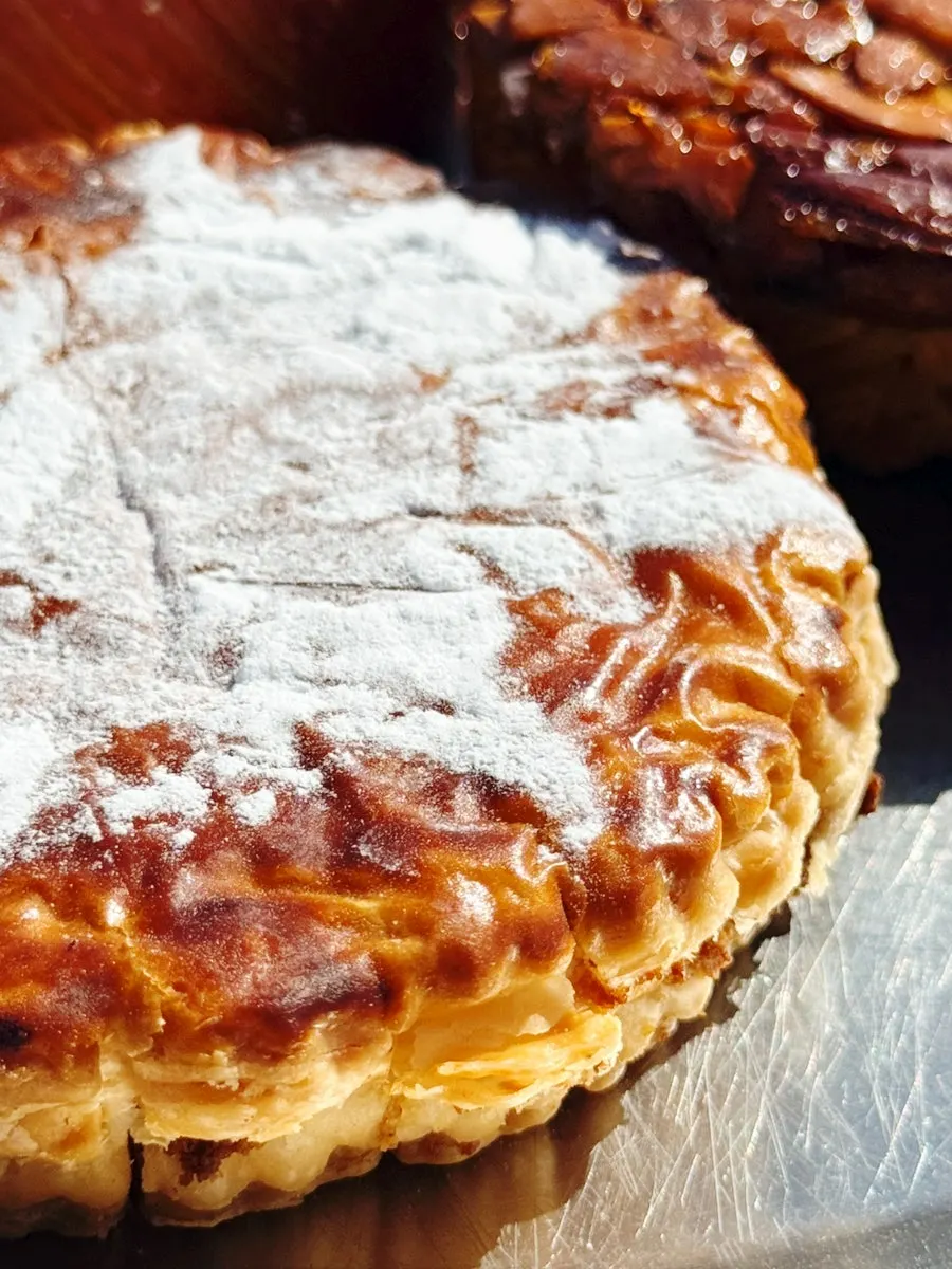 Almond kouign-amann and Sun Galette