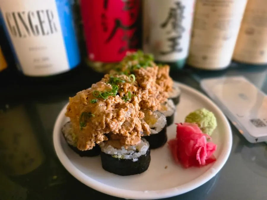 핫피엔도 안키모 폭탄 소금김밥 한 접시
