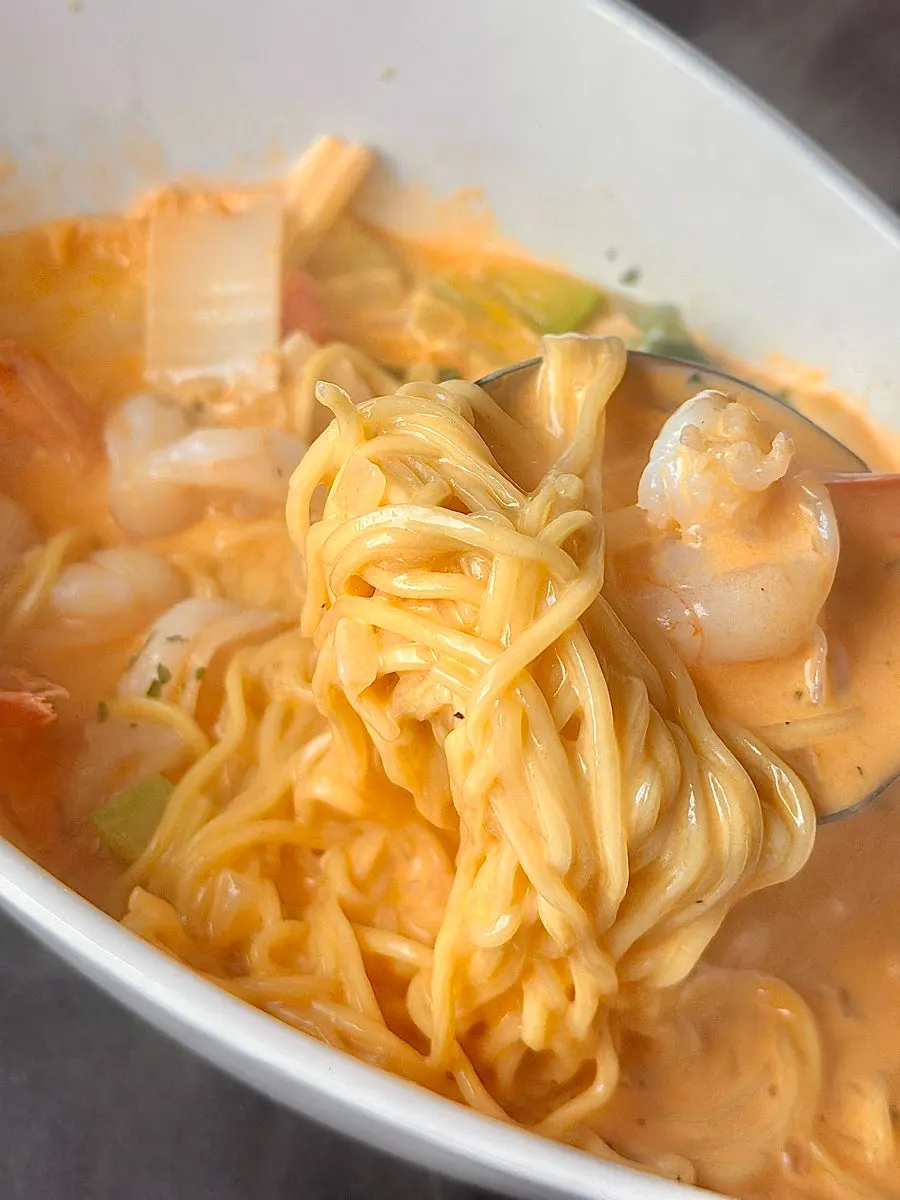 Hope So's signature spicy cream jjamppong