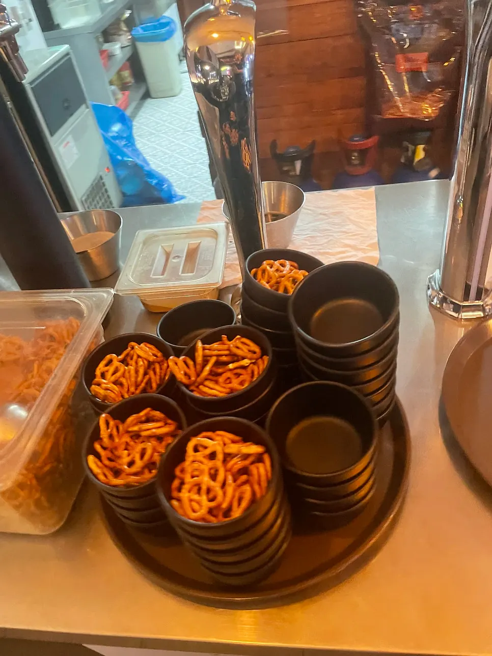 Galletitas pretzel en forma de corazón