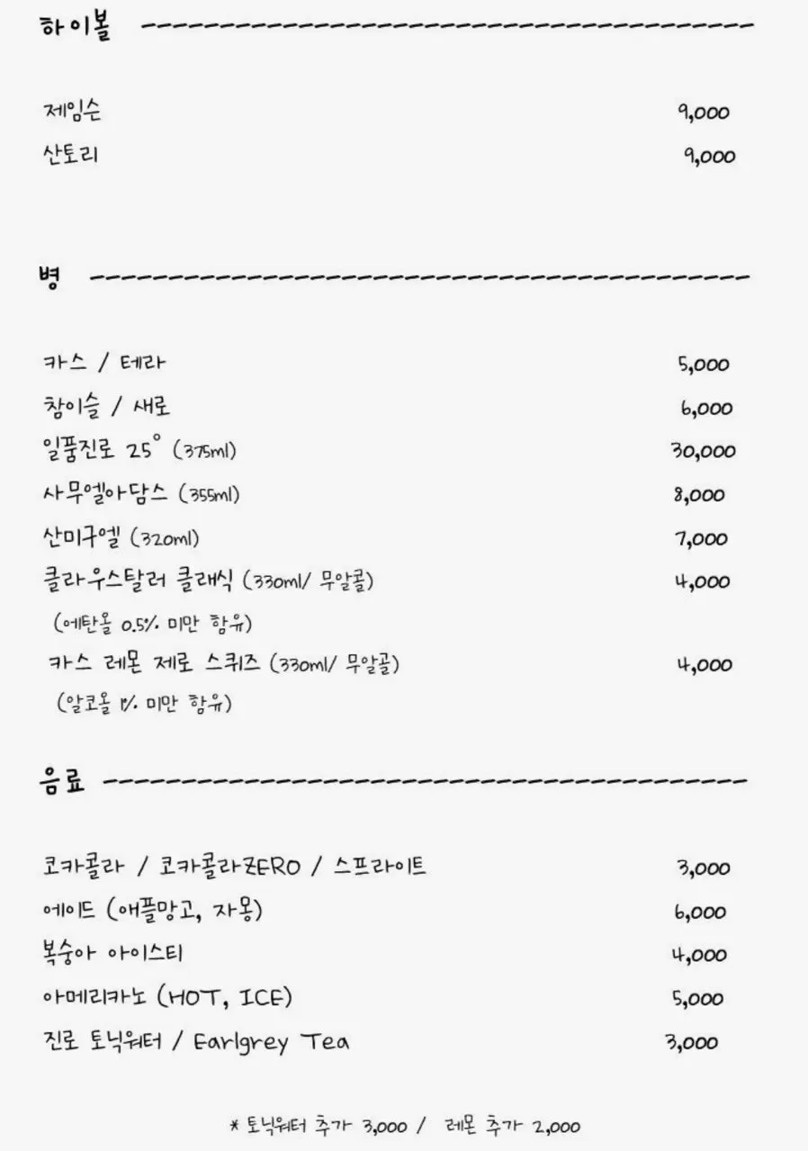 피자와 파스타가 실린 메뉴판