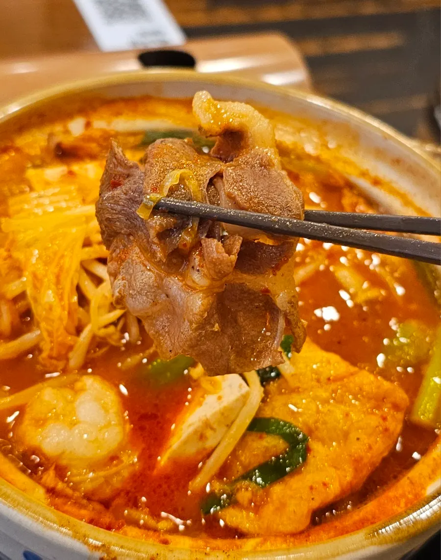Fish balls scooped from the stew