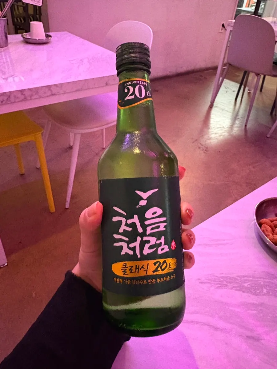 Bottle of Chum Churum 20° Classic soju