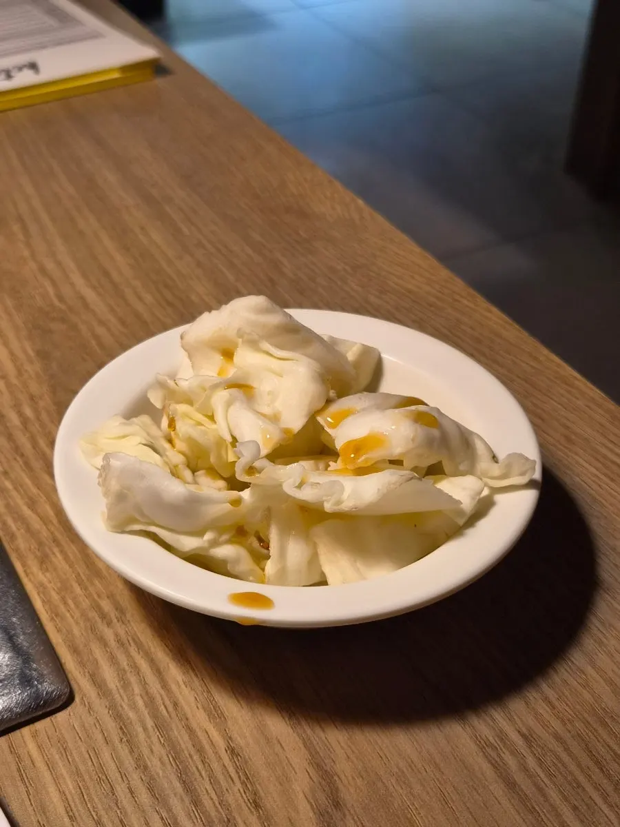 Table setting after ordering the signature two-person set