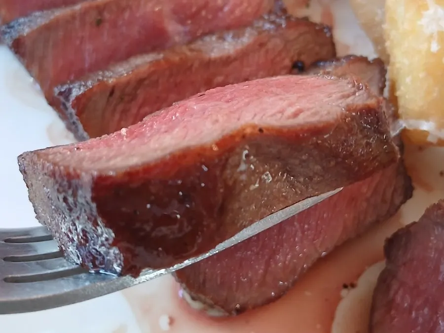 House steak plate with side dishes