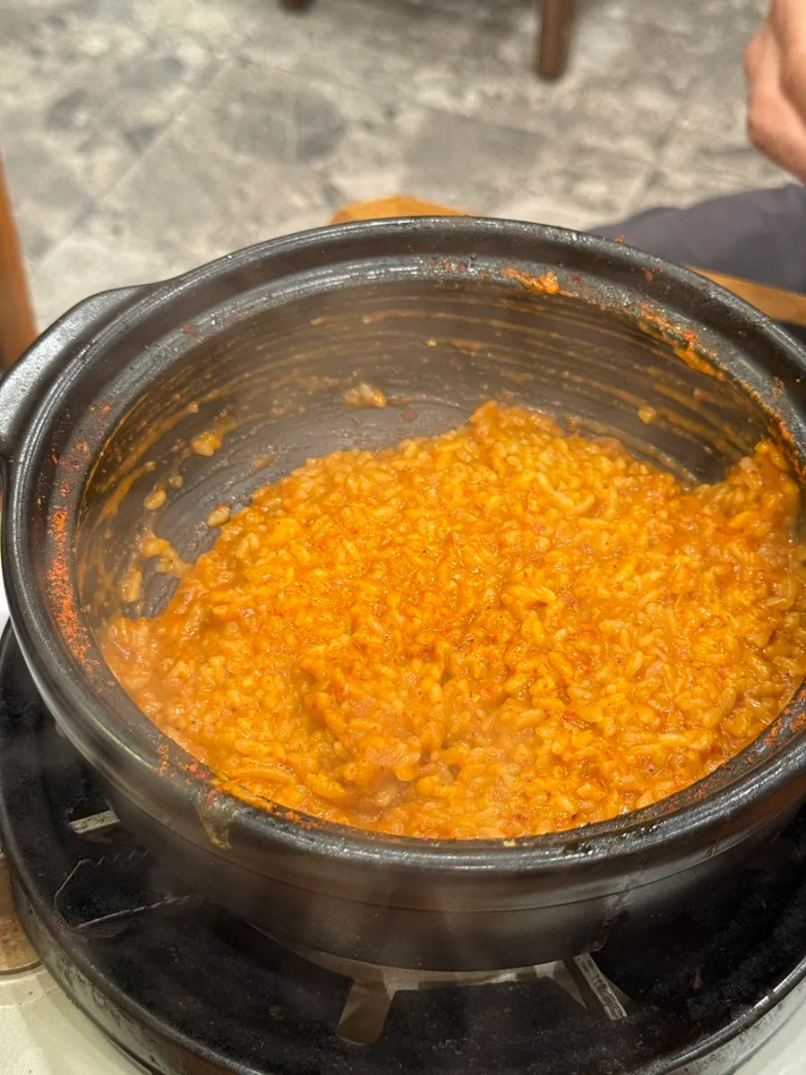 마지막 한 숟갈까지 비운 치즈리조또