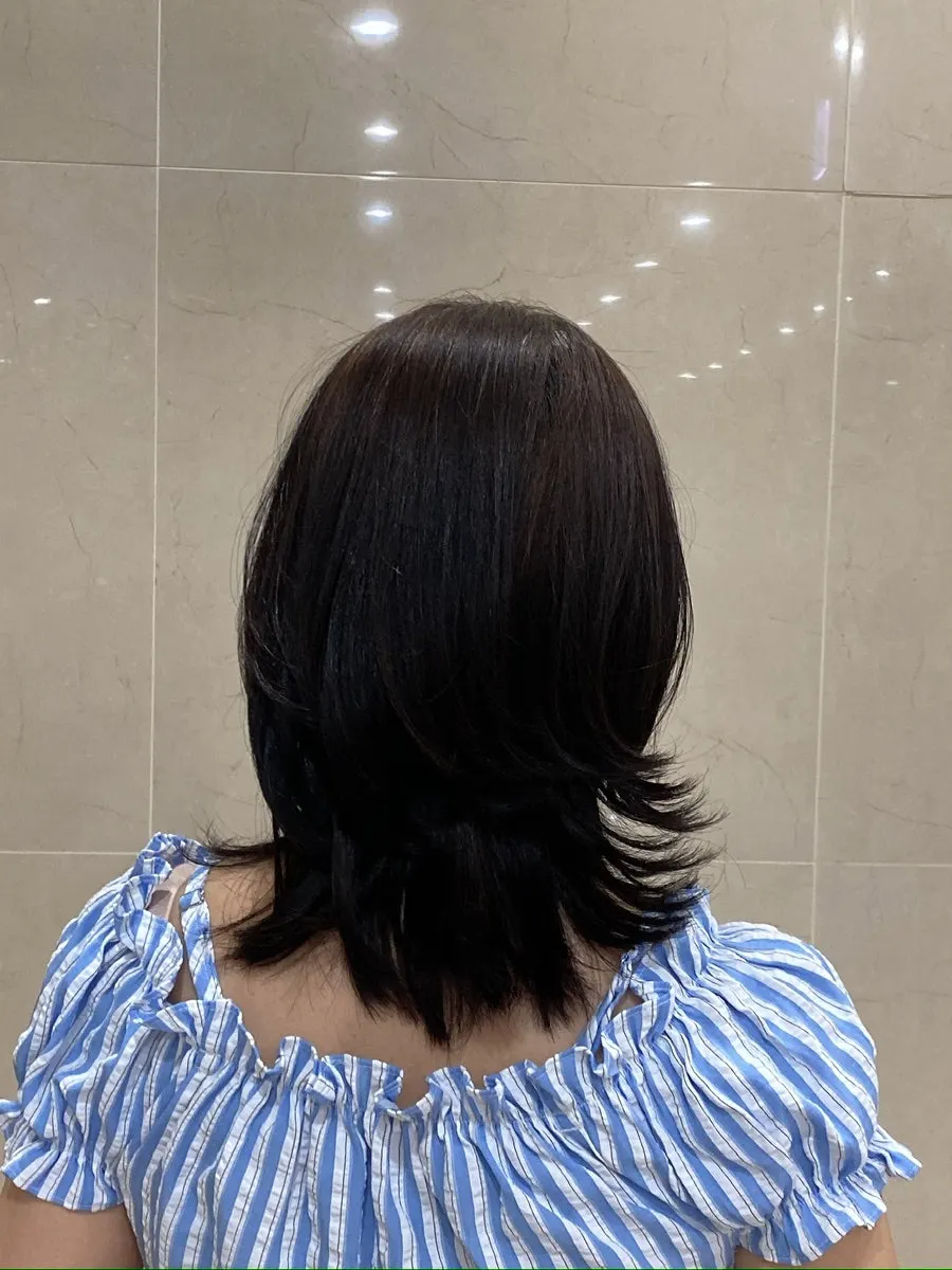 Scene from the before-and-after video of the cut and clinic