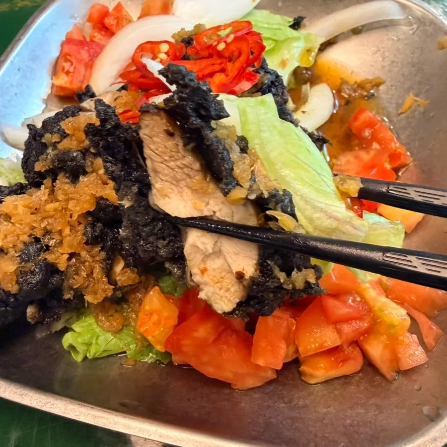 싹 비운 마라차오판 그릇