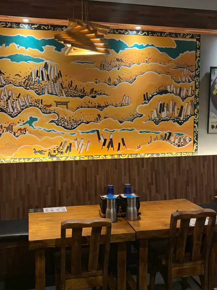 도쿄 작은 식당 같은 후라토식당 내부