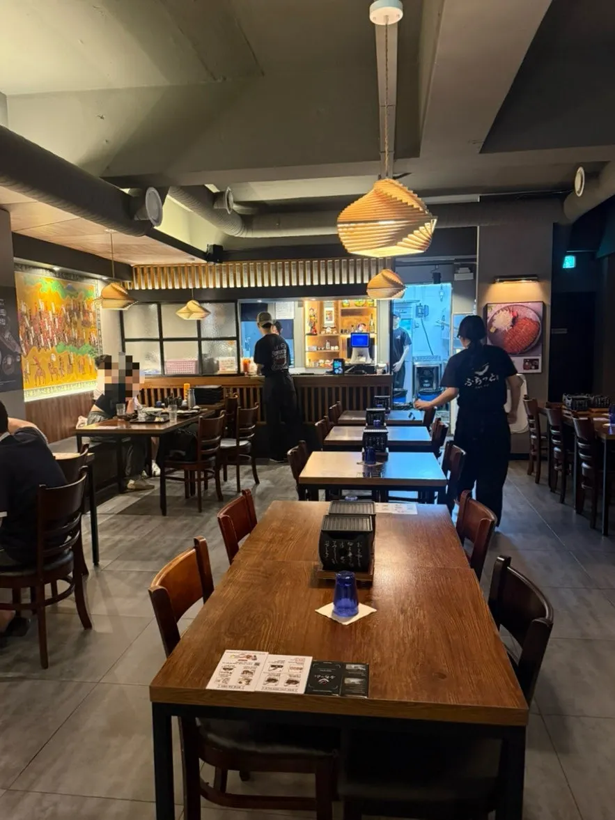 Interior of Hurato Sikdang with movie posters on the wall