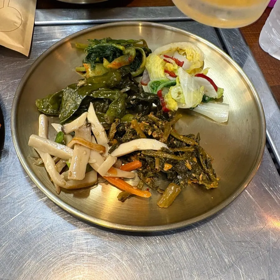 A table set with side dishes