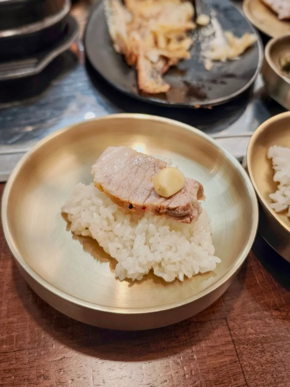 追加注文したスヒャンミの釜飯