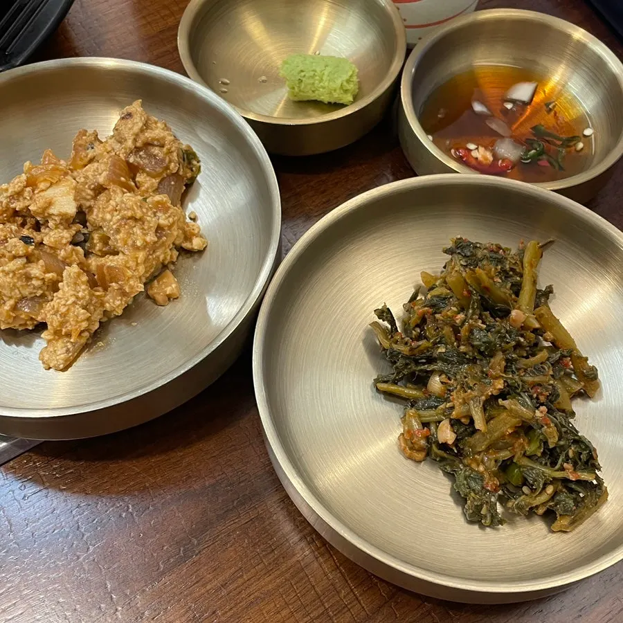 매장 중앙에 마련된 화담가 셀프바