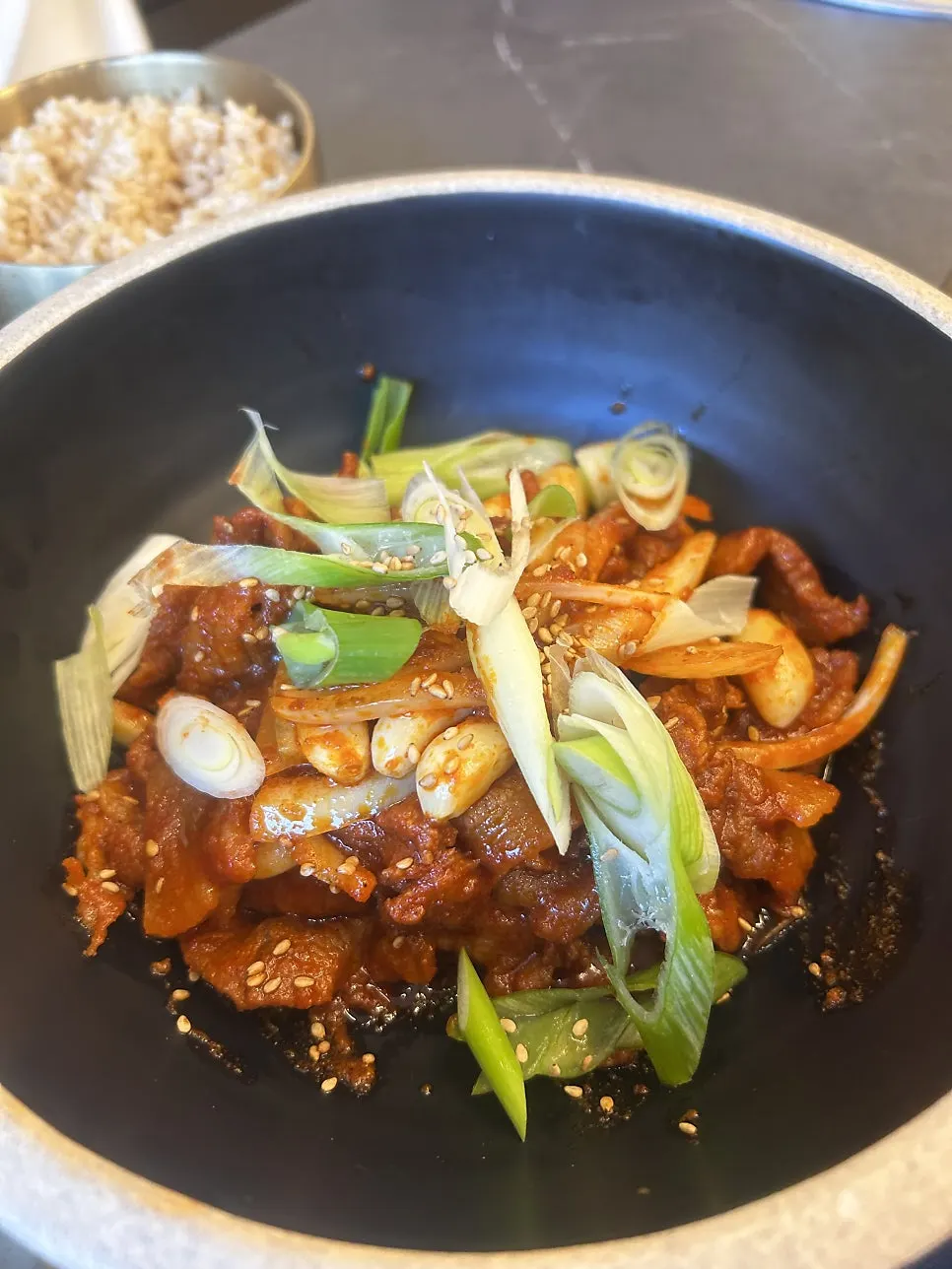 子どもと一緒に食べた昌原龍院店のイムヨンス定食