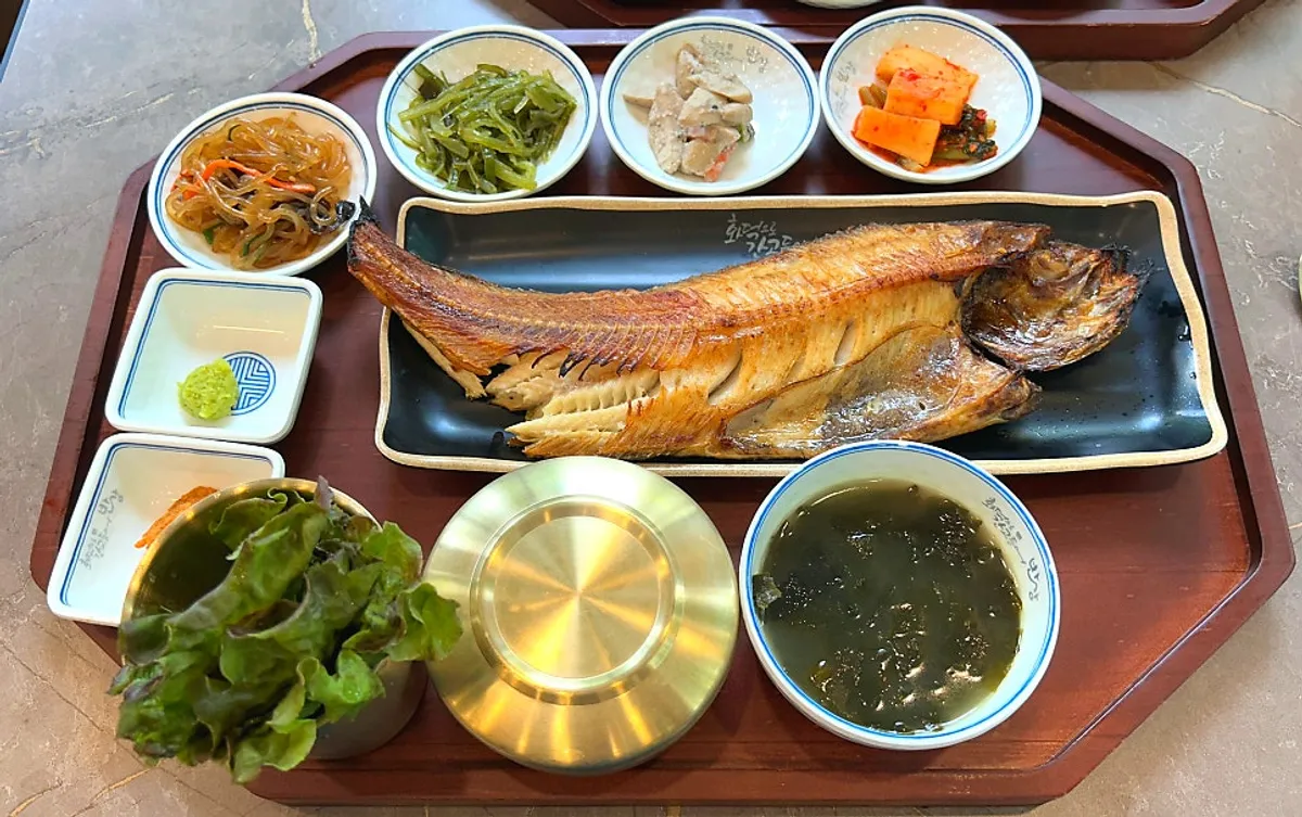 화덕 임연수구이 정식 한 상 차림