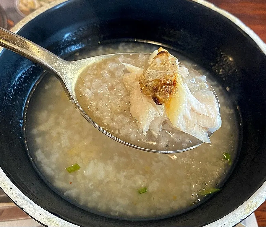 누룽지와 함께 마무리한 생선구이 밥상