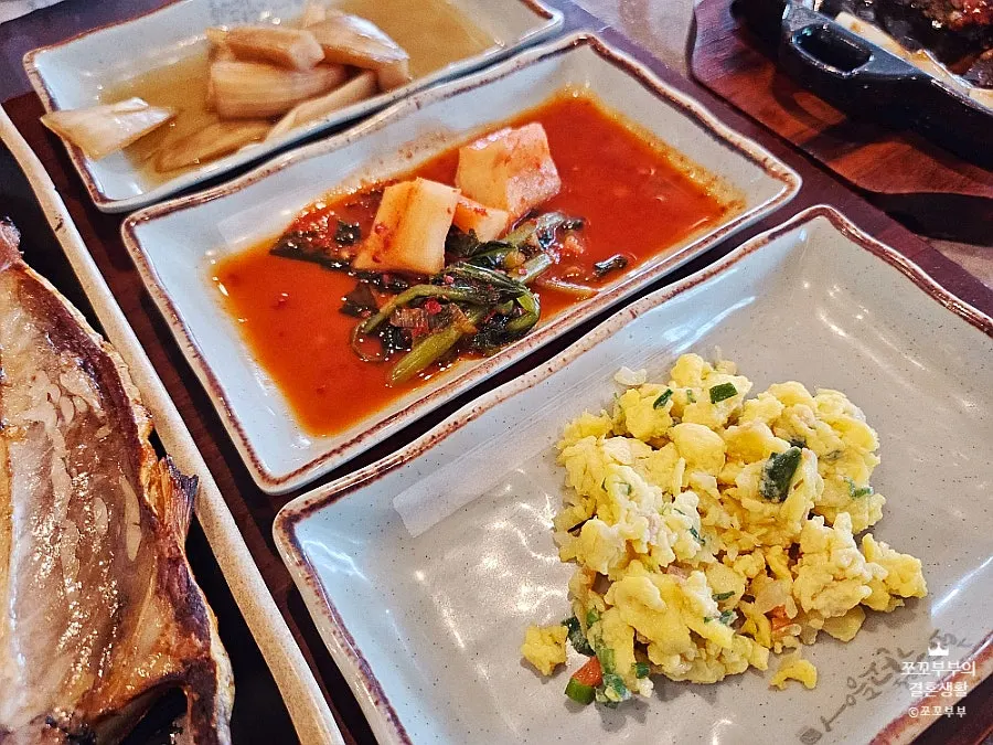 Set menu spread that's easy to eat with kids