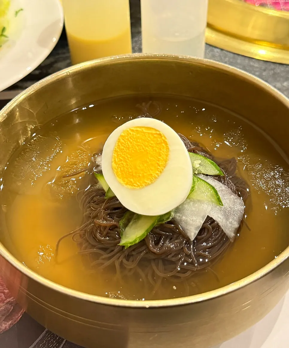 살얼음 동동 뜬 이화정 갈비명가 물냉면
