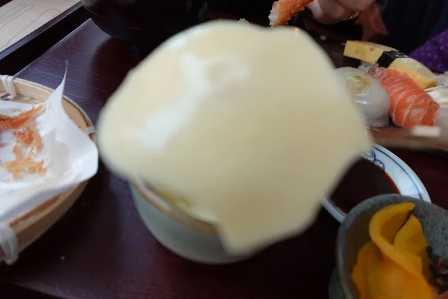 Warm porridge served before the main dish