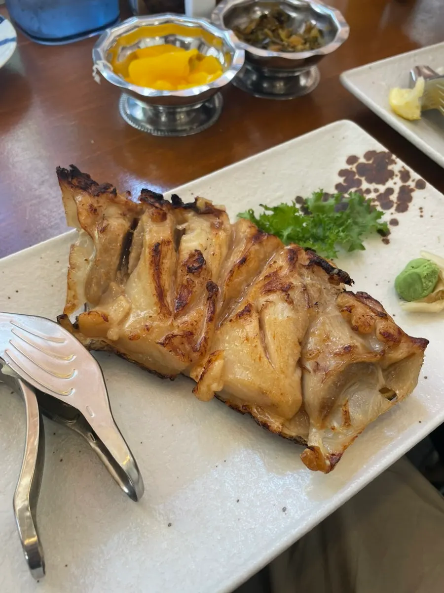 Lunch spread of grilled black cod at Min Cook Misoyaki
