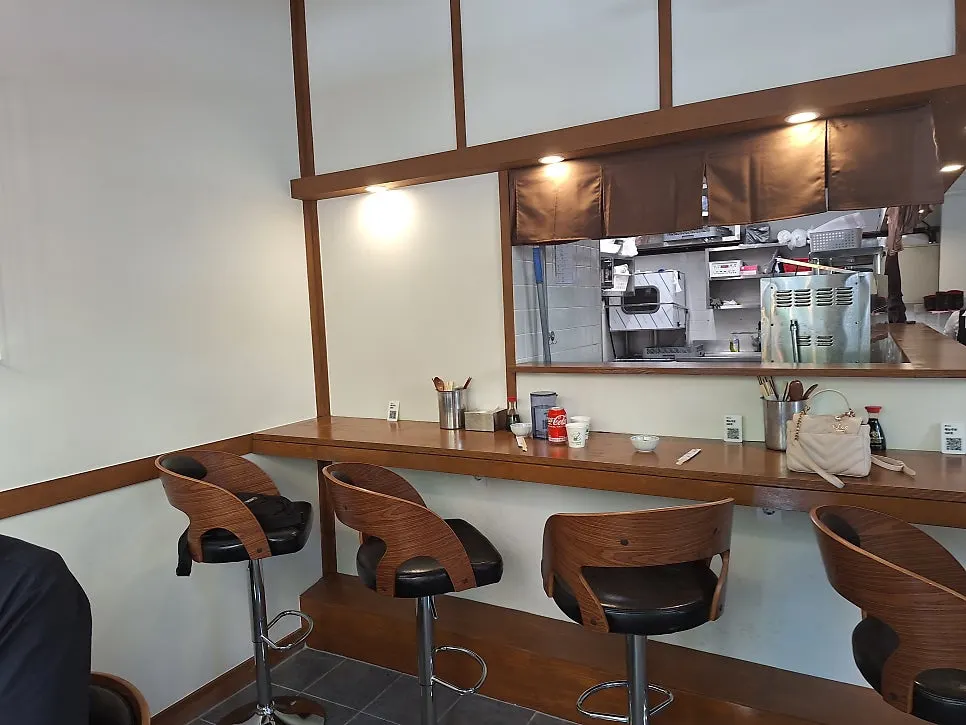 Seating inside Min Cook Misoyaki