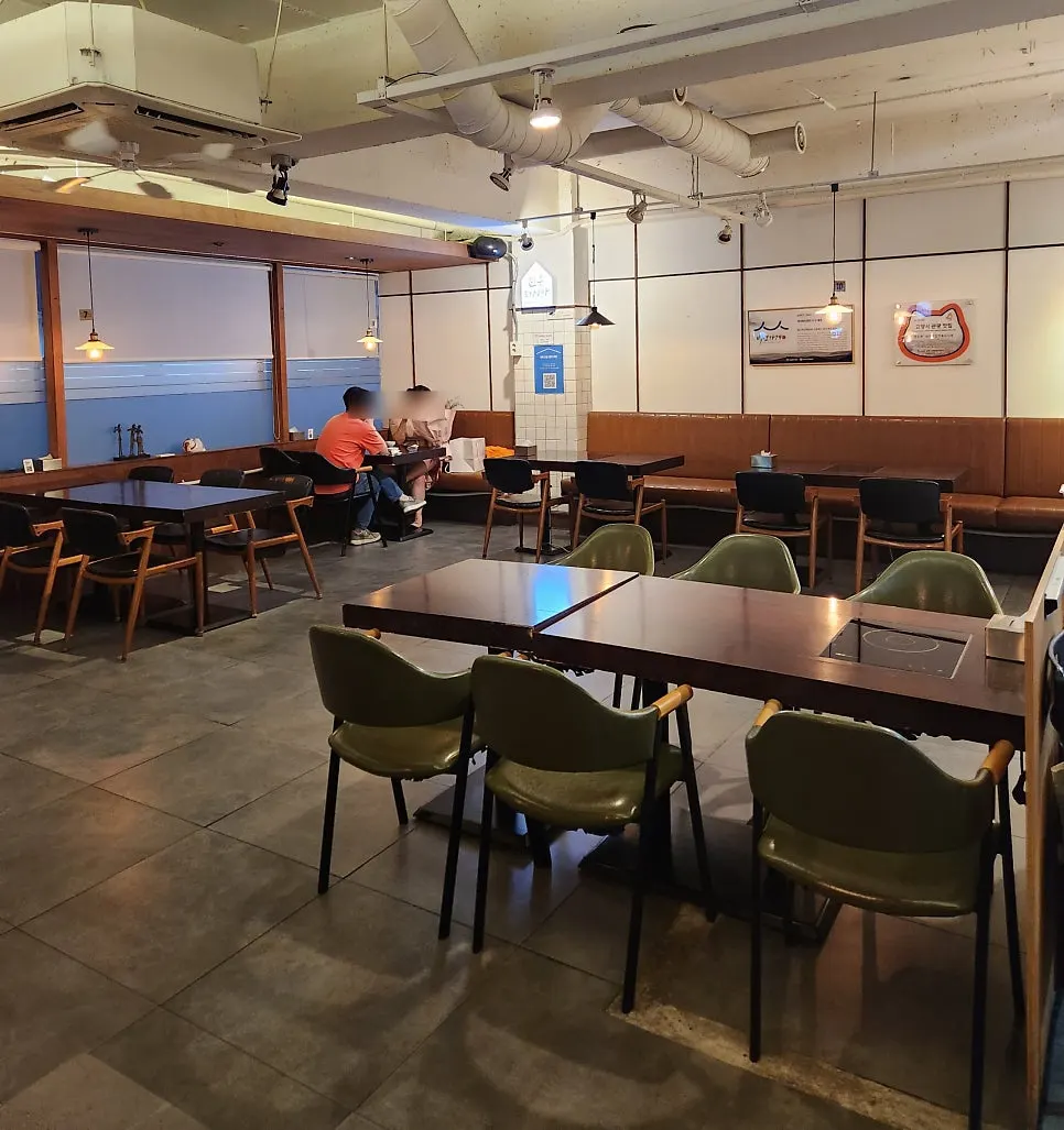 Cozy interior seating at Min Cook Dasima