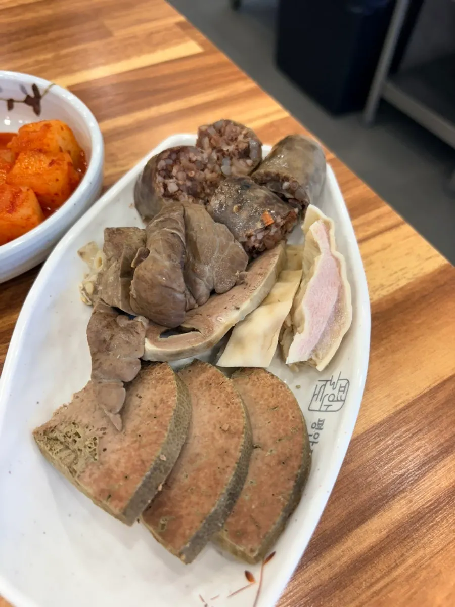Looking over the menu at Pyeongando Restaurant Hwajeong Branch