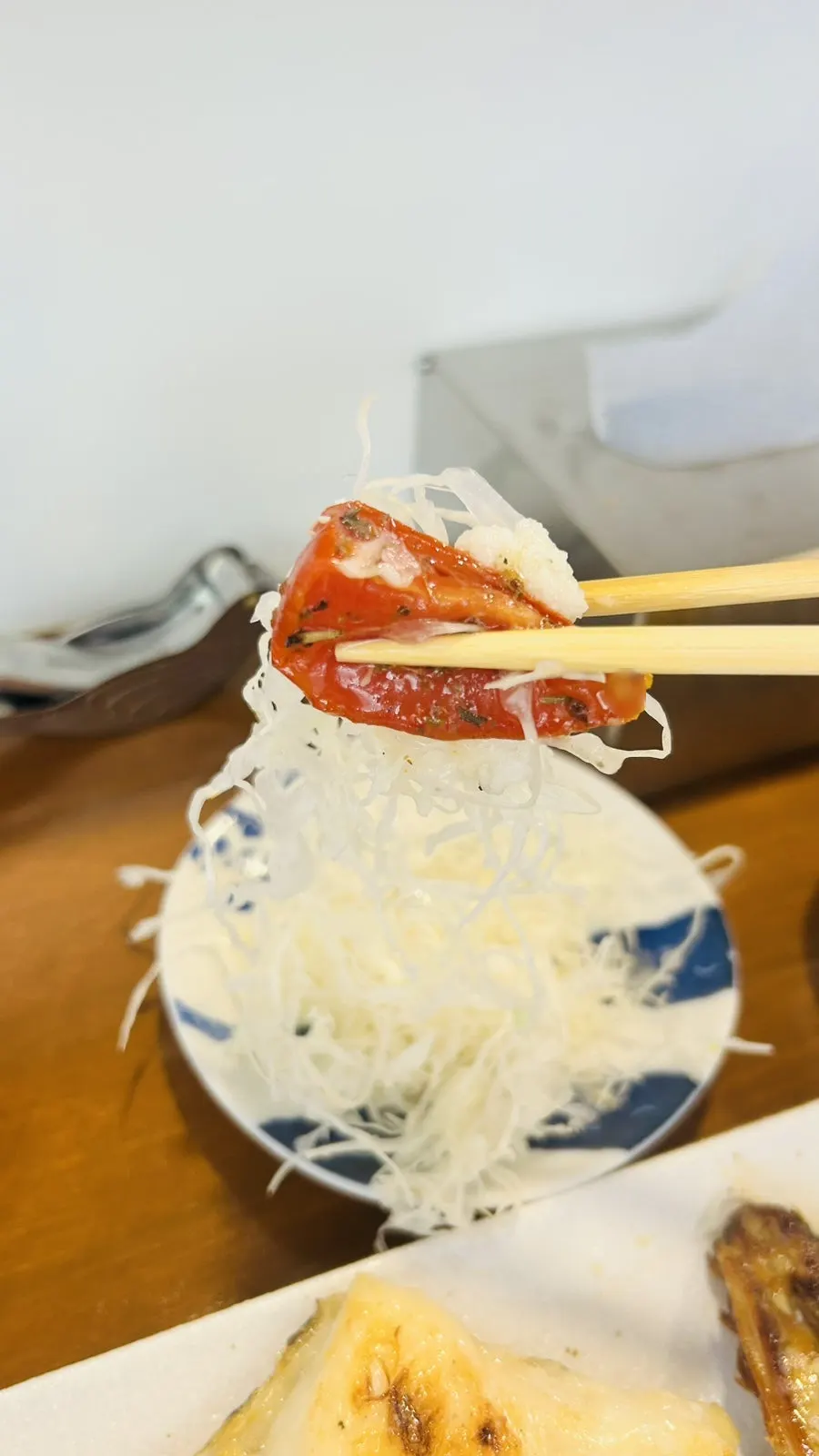 A meal set that comes with rice and salad included