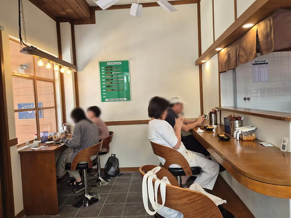 Interior with tables for two