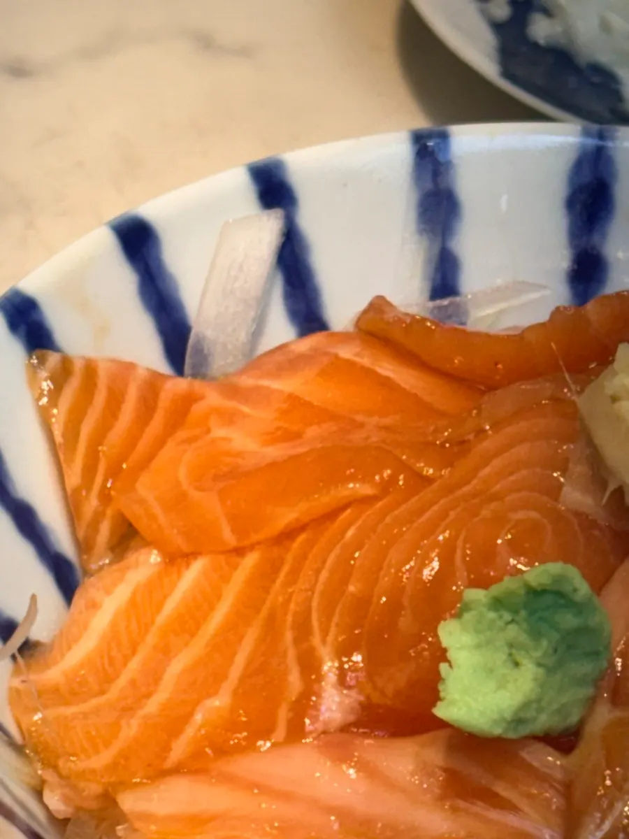 Full meal spread served with rice at Min Cook Misoyaki