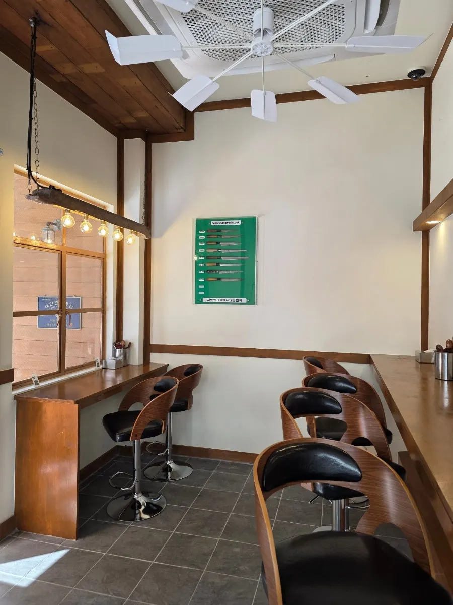 Counter seats at Min Cook Misoyaki, good for solo dining
