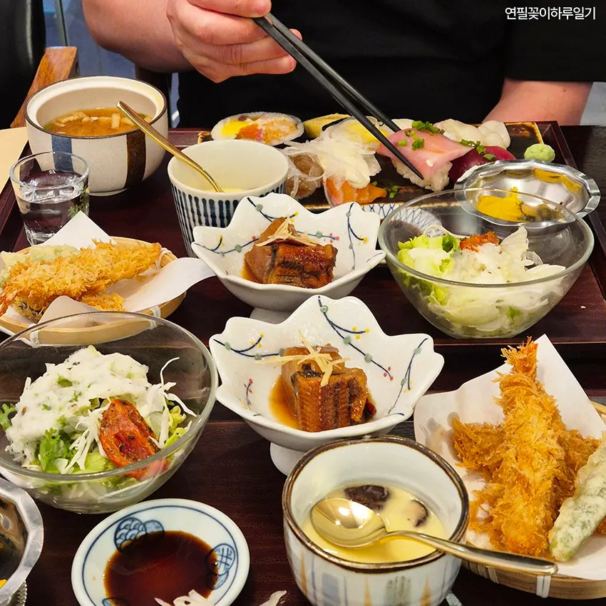 Menu listing including Min Cook Miso-yaki