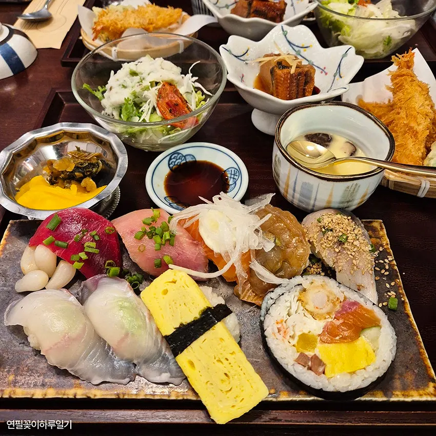 Side plate served with the set meal