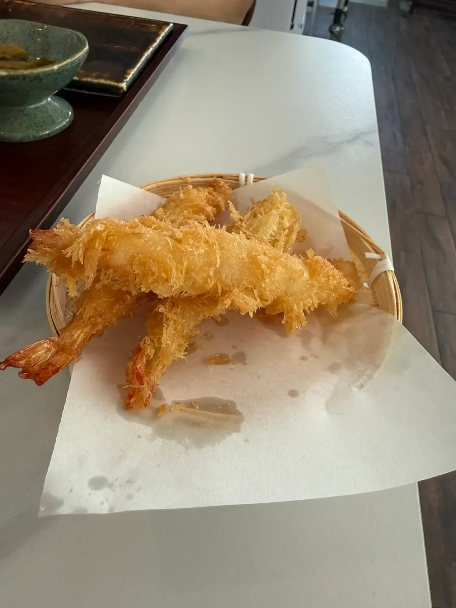 Fried shrimp received through the receipt review event